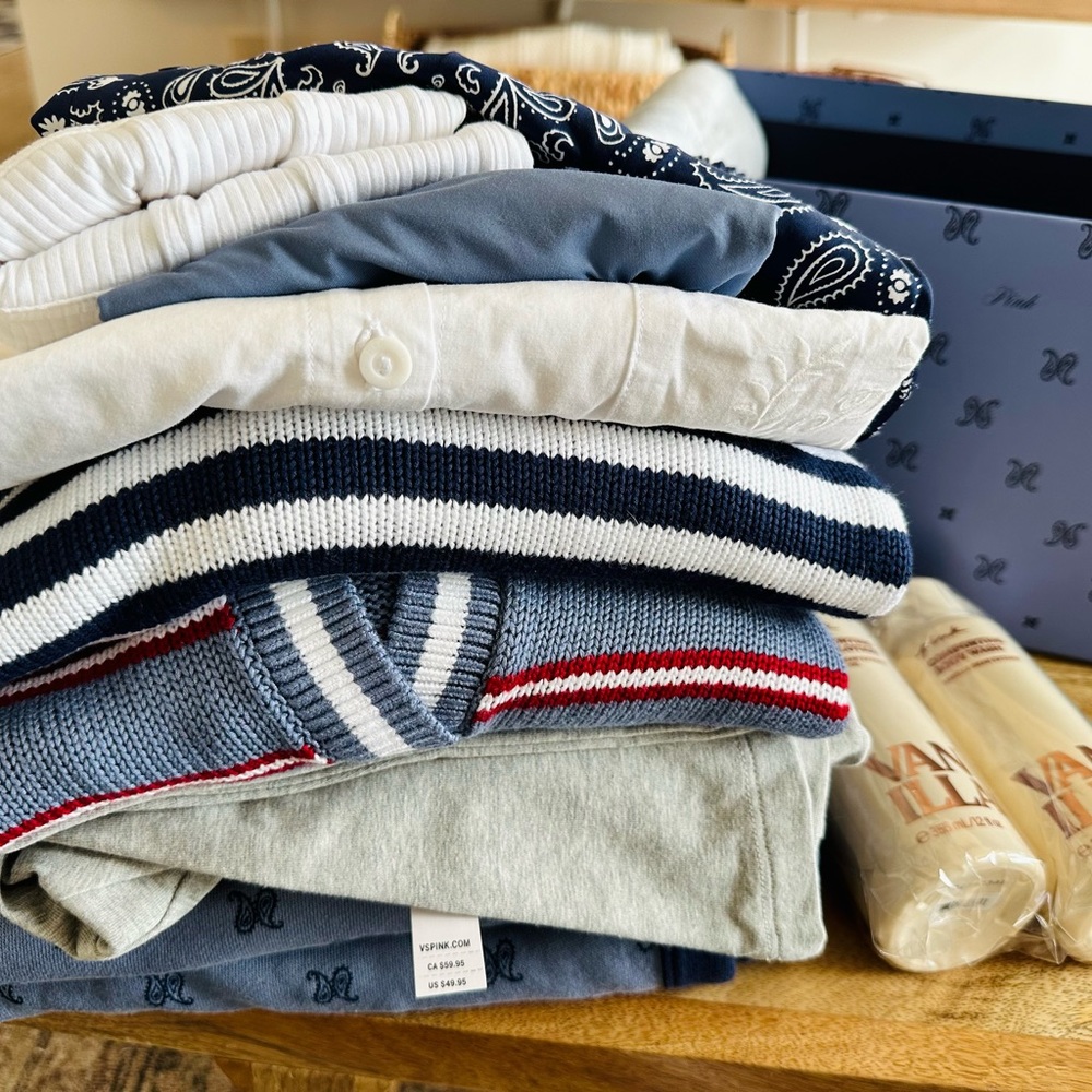 NWT Pink by Victoria Secret Bundle 12 items